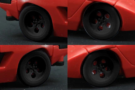Countach Wheels for Kingdom Sideswipe and Earthrise Sunstreaker