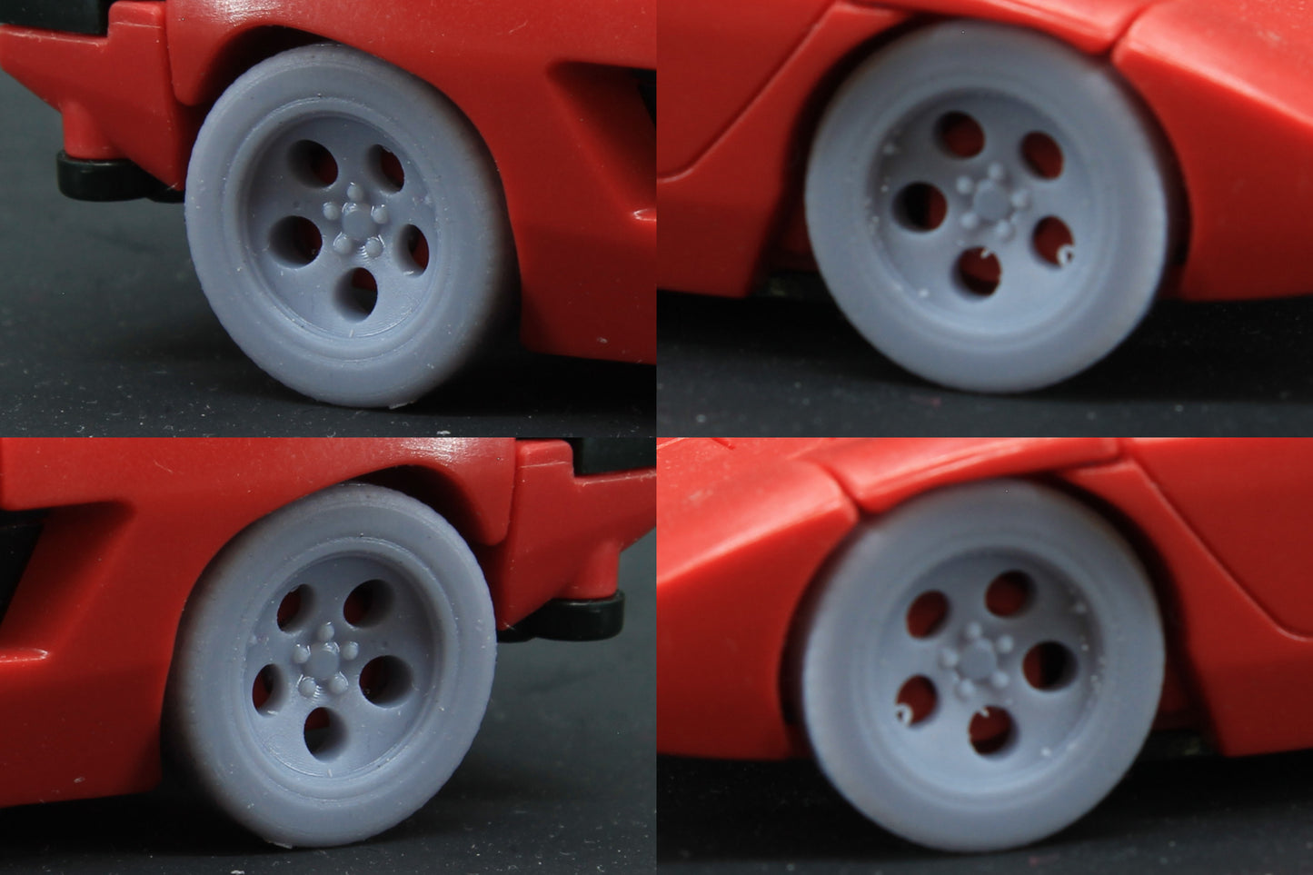 Countach Wheels for Kingdom Sideswipe and Earthrise Sunstreaker